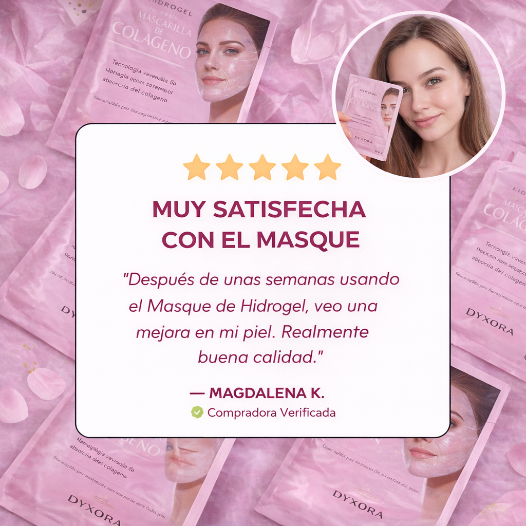 Mascarilla hidrogel de colágeno