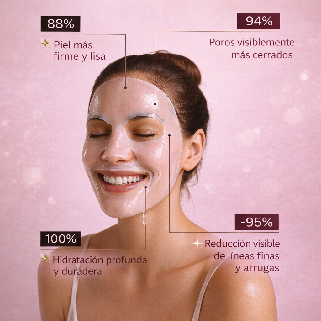 Mascarilla hidrogel de colágeno